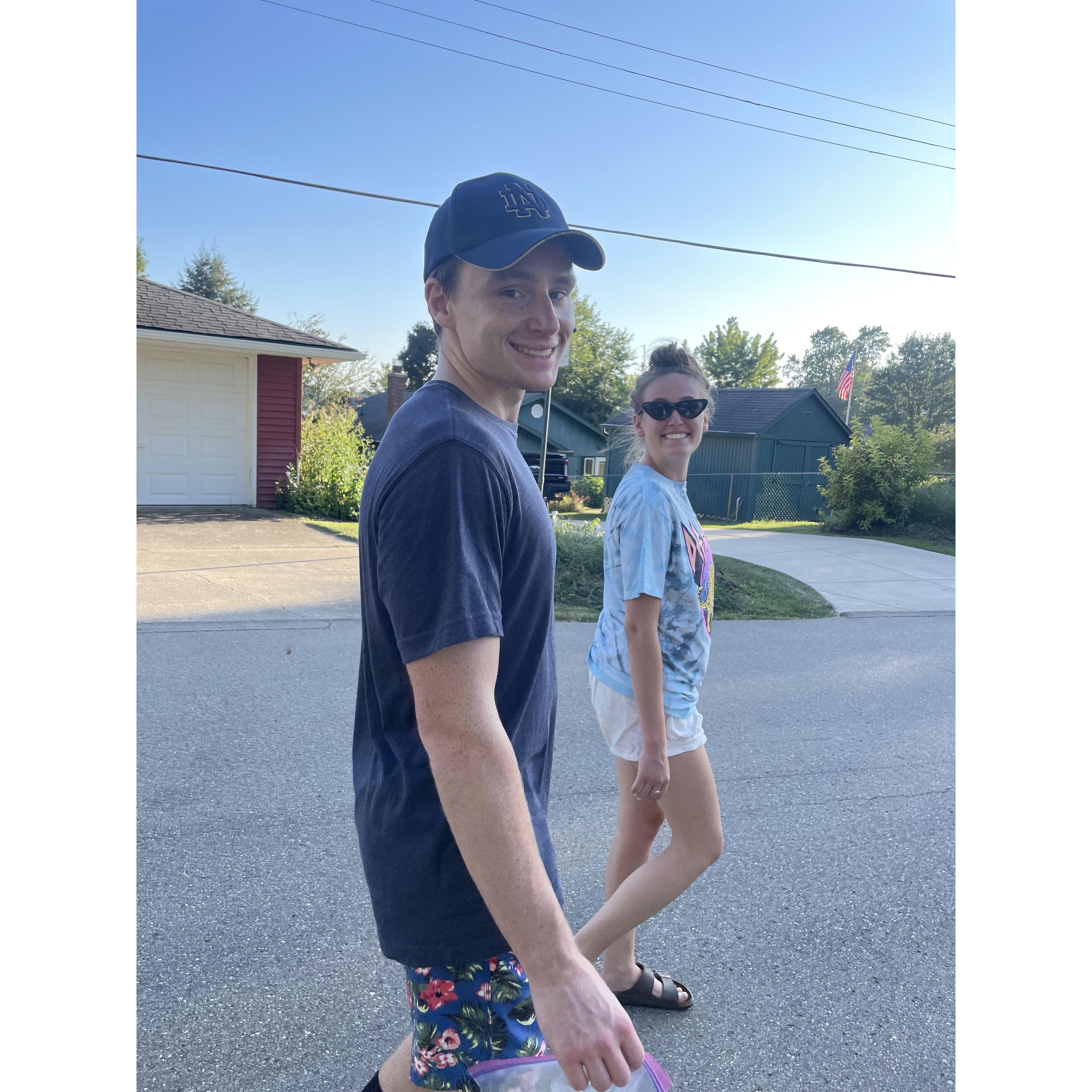 Doing what we do: go for walks:)))