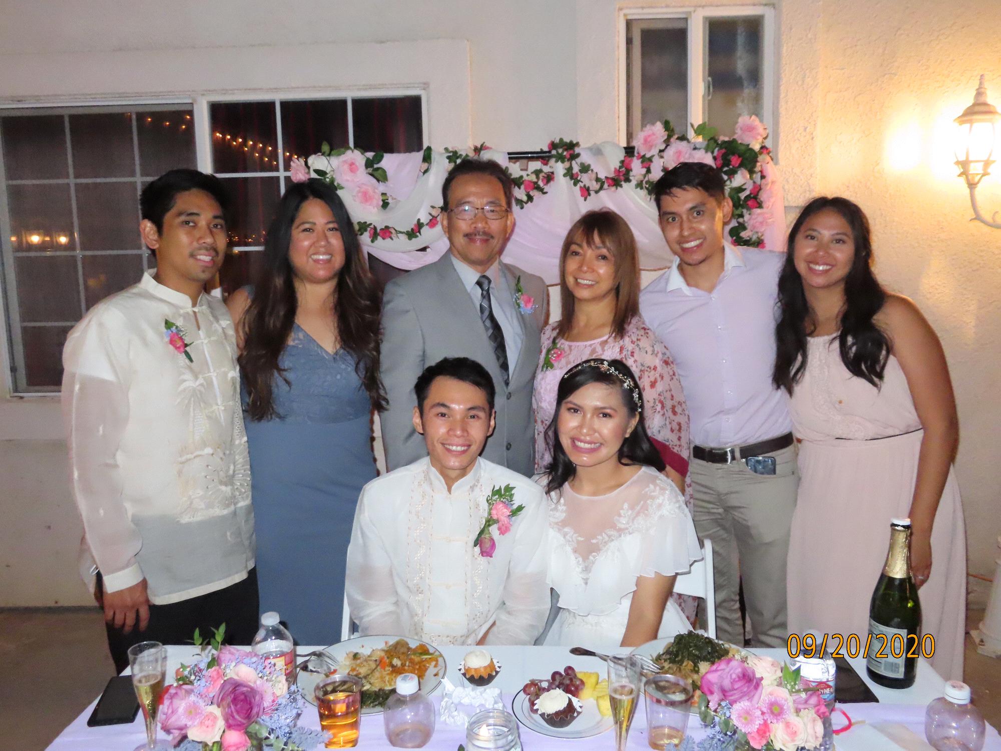 At Joy & James Alte’s wedding