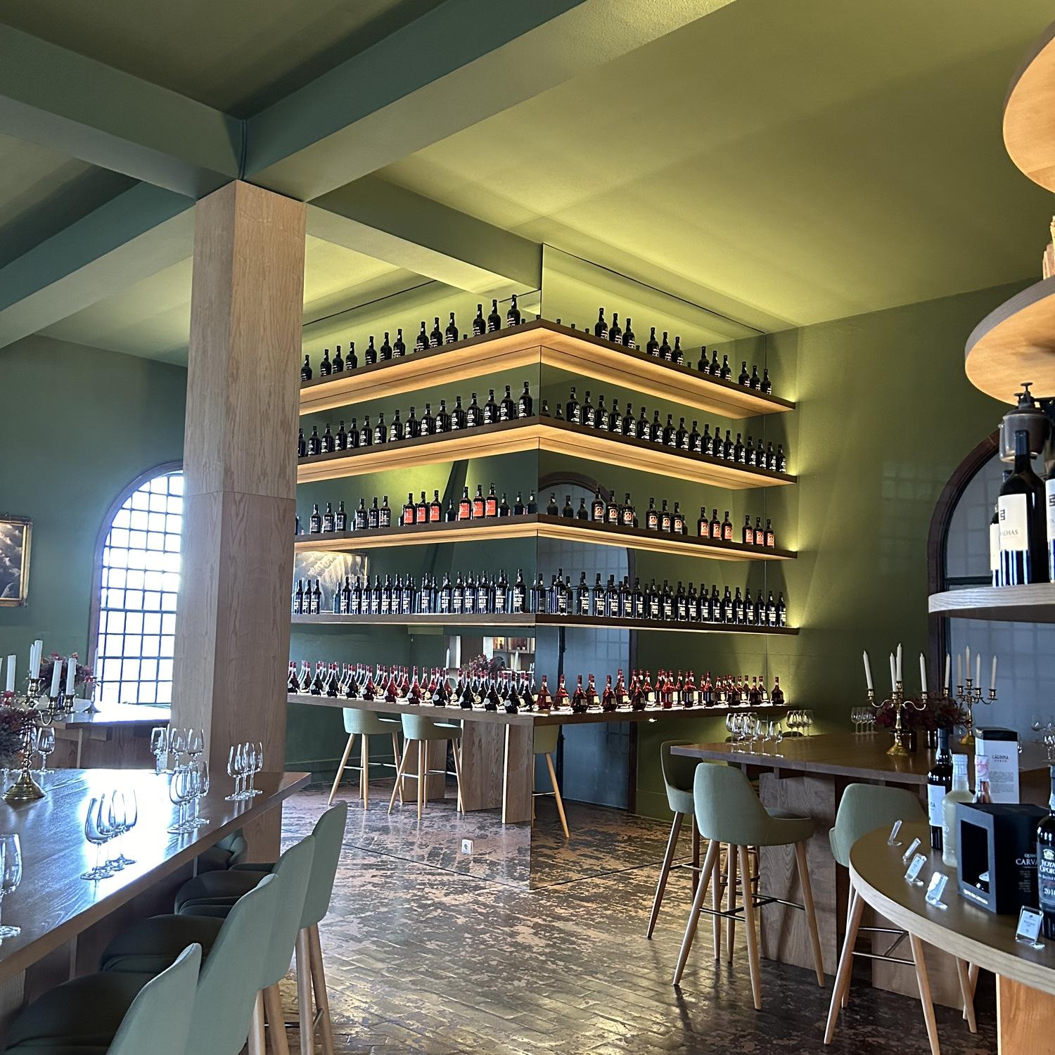 We ended up having the beautiful tasting room to ourselves!