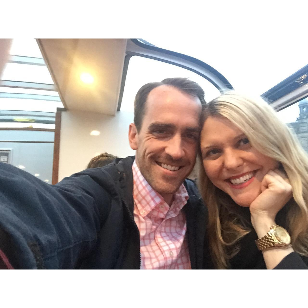 Canal night cruise in Amsterdam!