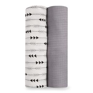 aden by aden + anais Silky Soft Swadde 2 Pack, Flying Arrow