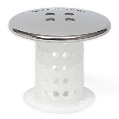 TubShroom Drain Hair Catcher in Chrome/Clear