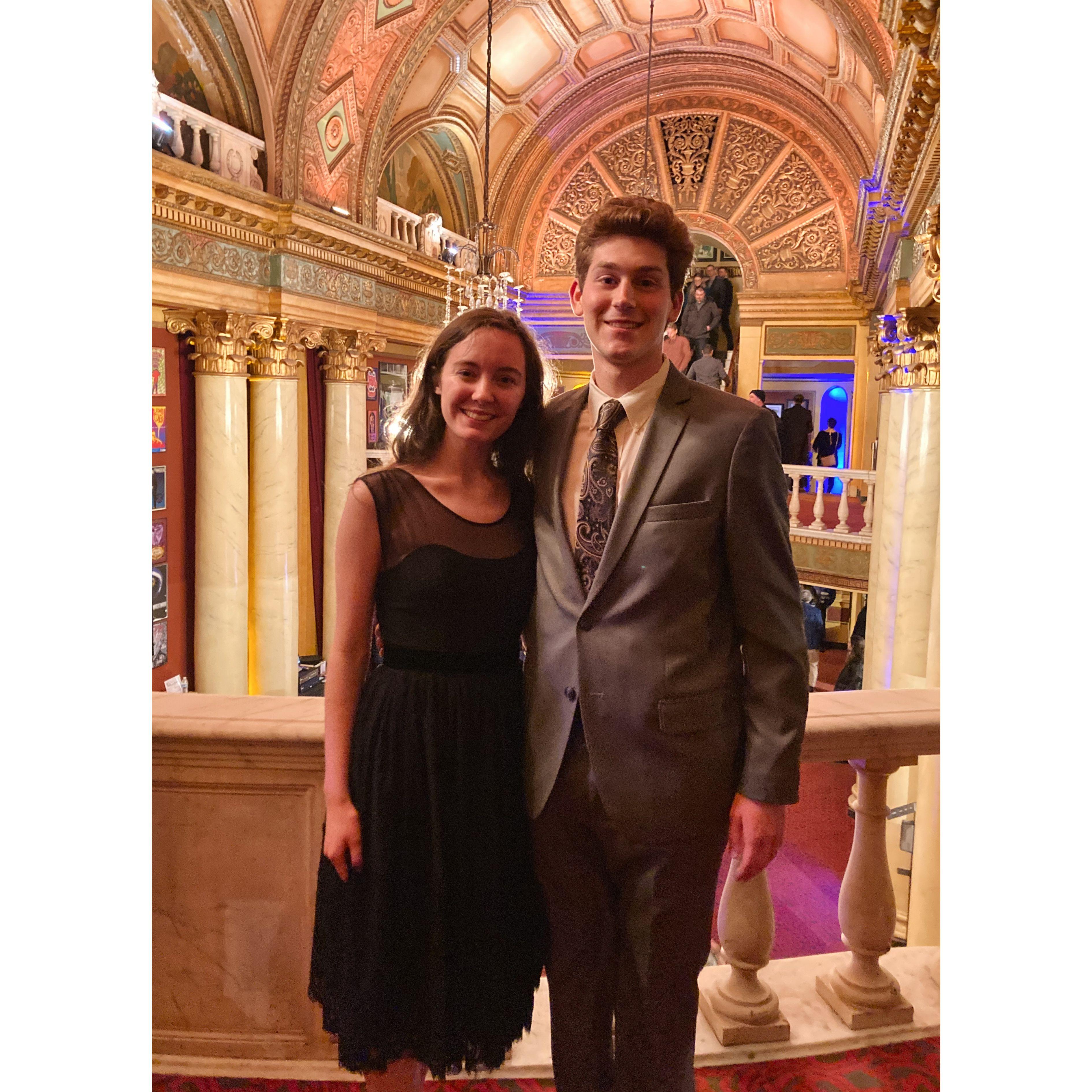 At the Fox Theater in Detroit. We went to see Jordan Peterson, April 2022.