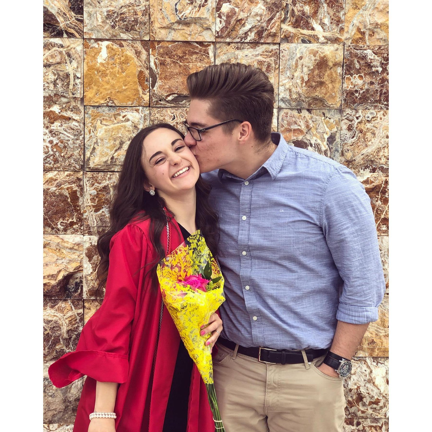 Amelia graduates from UNM, 2019. Go Bos!!!