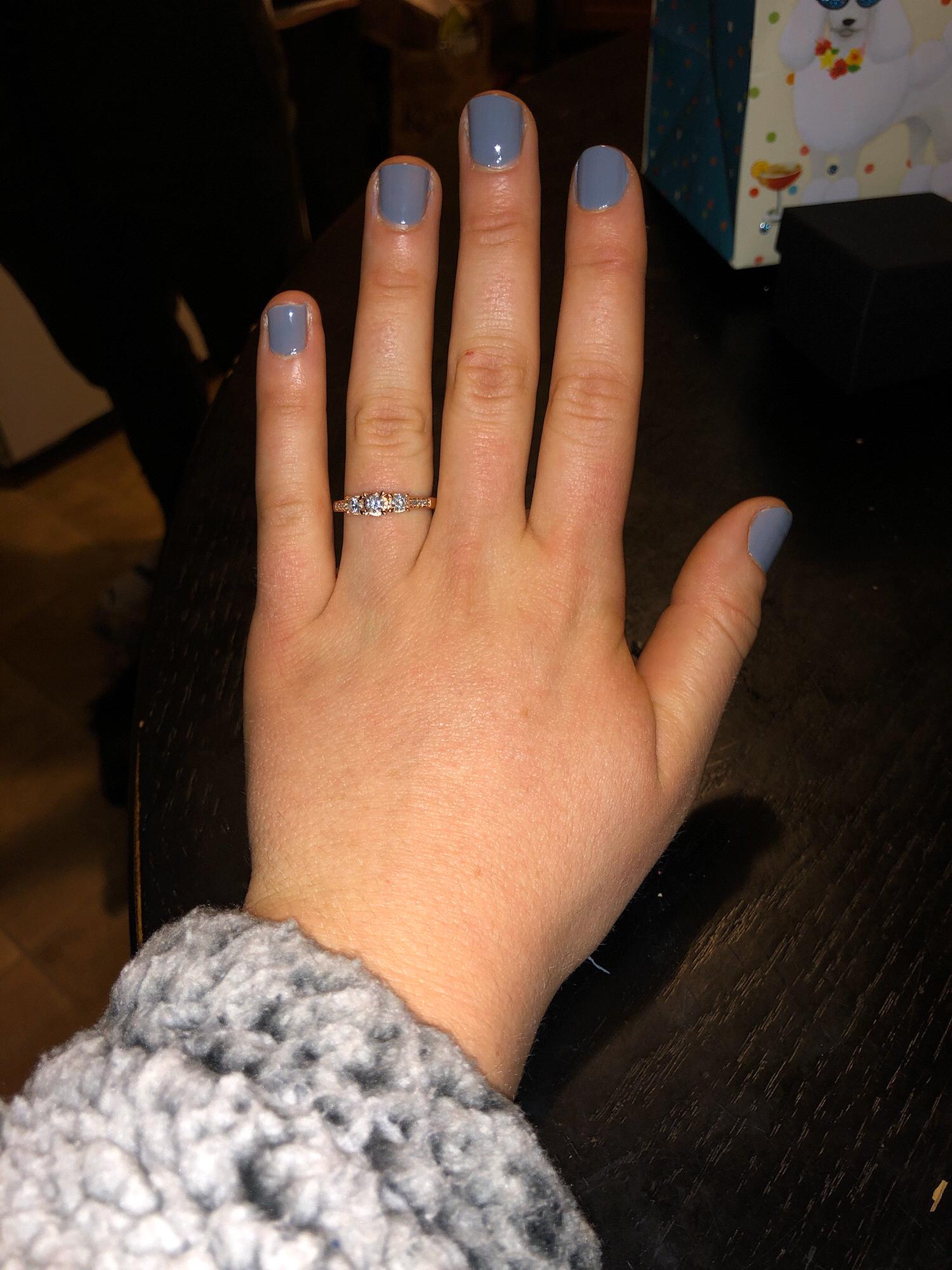 The day he proposed!