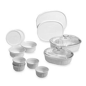 CorningWare® French White® 14-Piece Bakeware Set