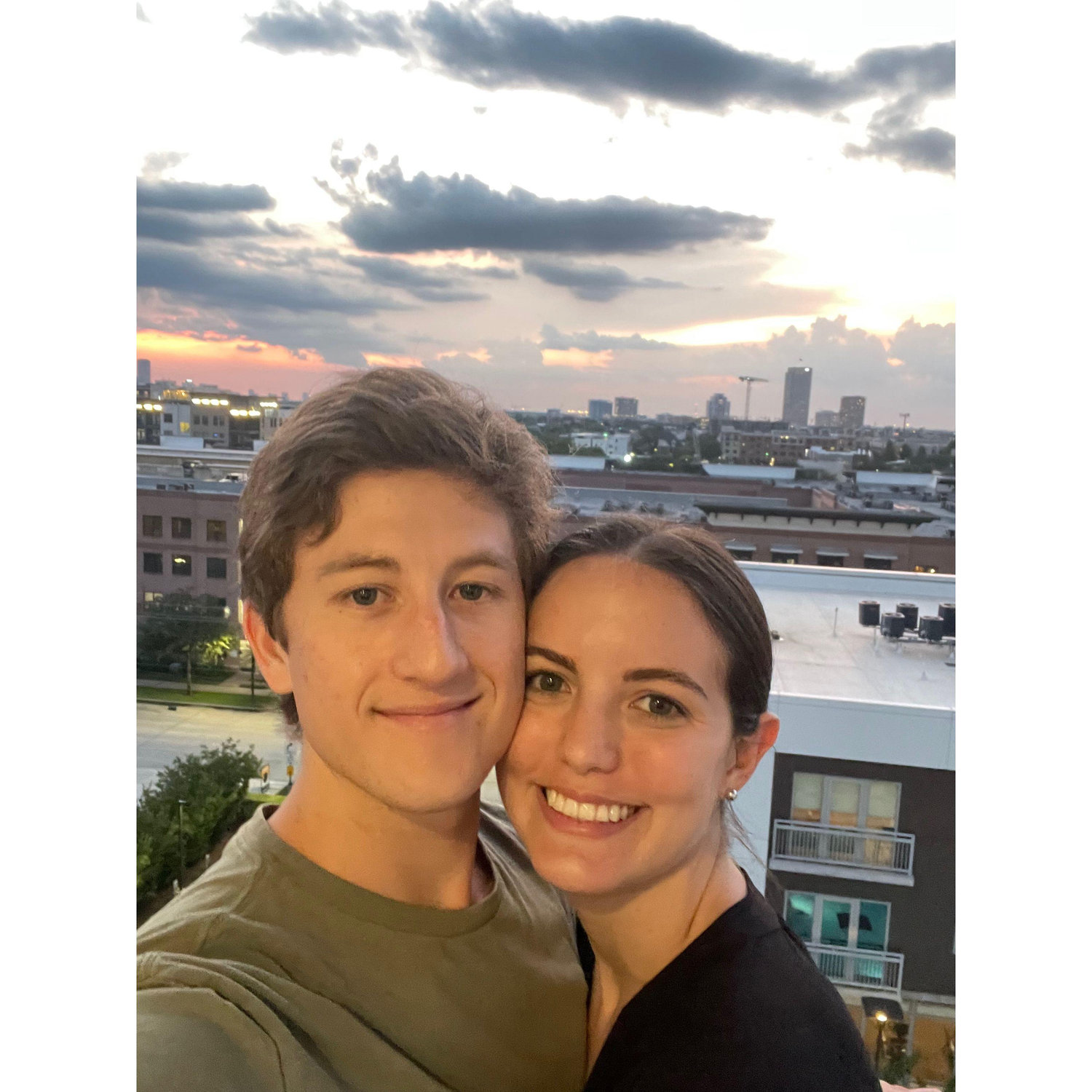 Last night in Houston before our long distance began - 2021