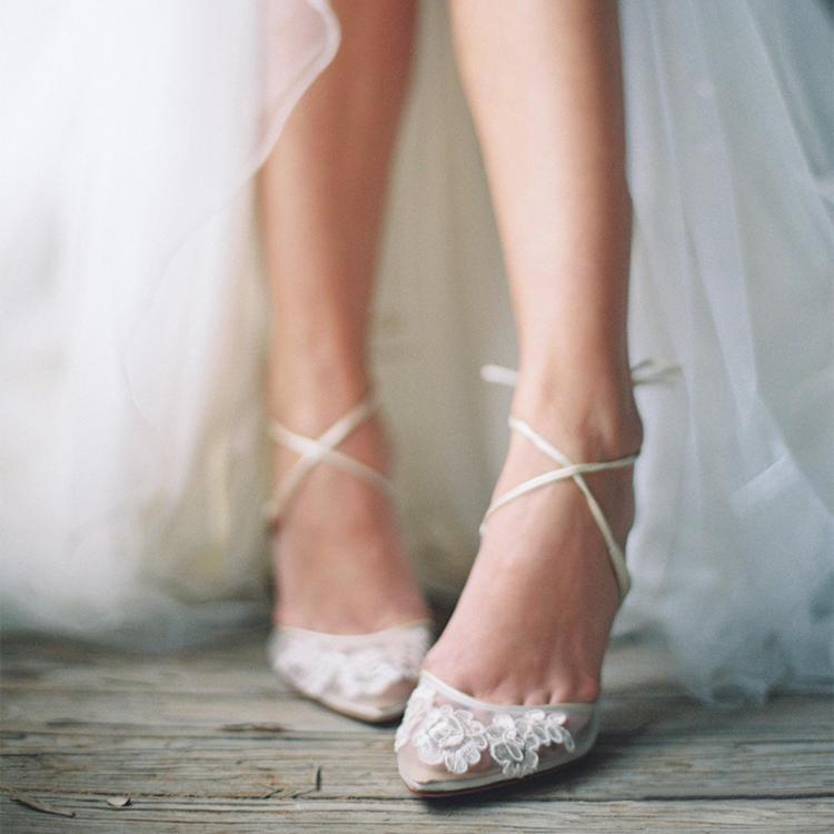 Bella Belle Shoes Anita Lace Wedding Shoes Zola