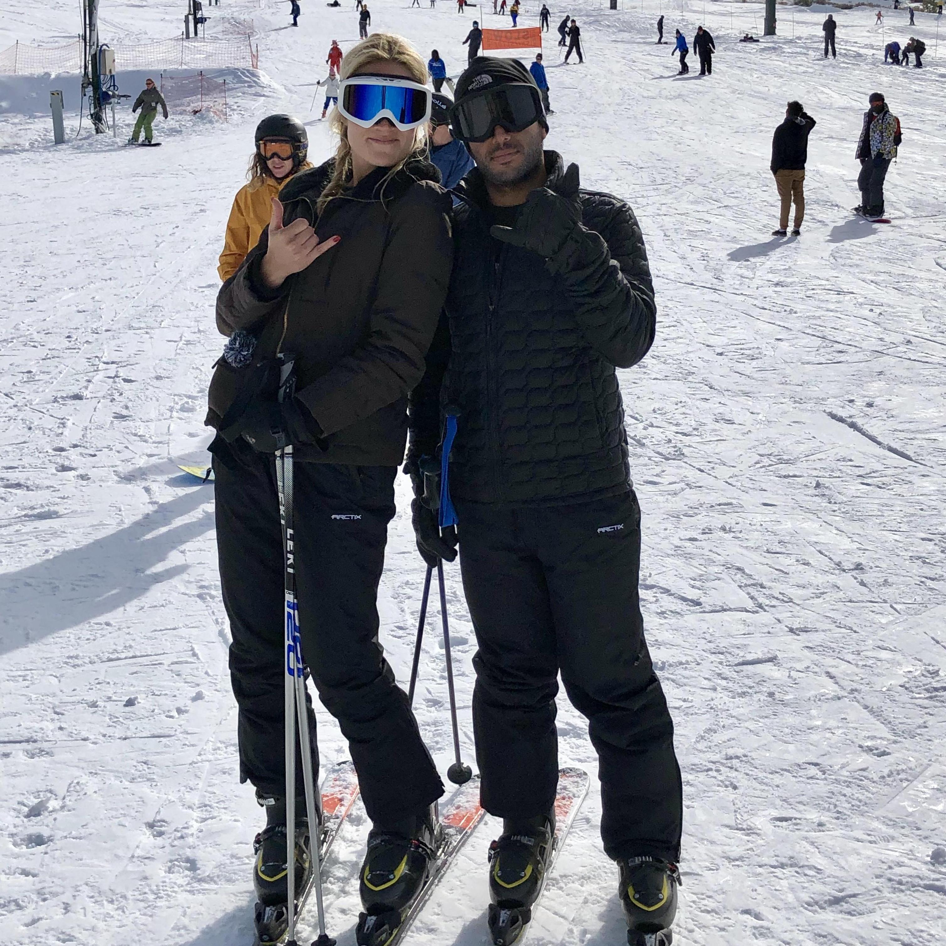 Crushing the bunny slopes together