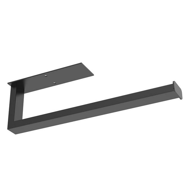 WZKALY Paper Towel Holder, Black Paper Towel Holder Under Cabinet Wall Mount or Self Adhesive Paper Towel Bar, Hanging Paper Towel Rack for Kitchen and Bathroom, SUS304 Stainless Steel