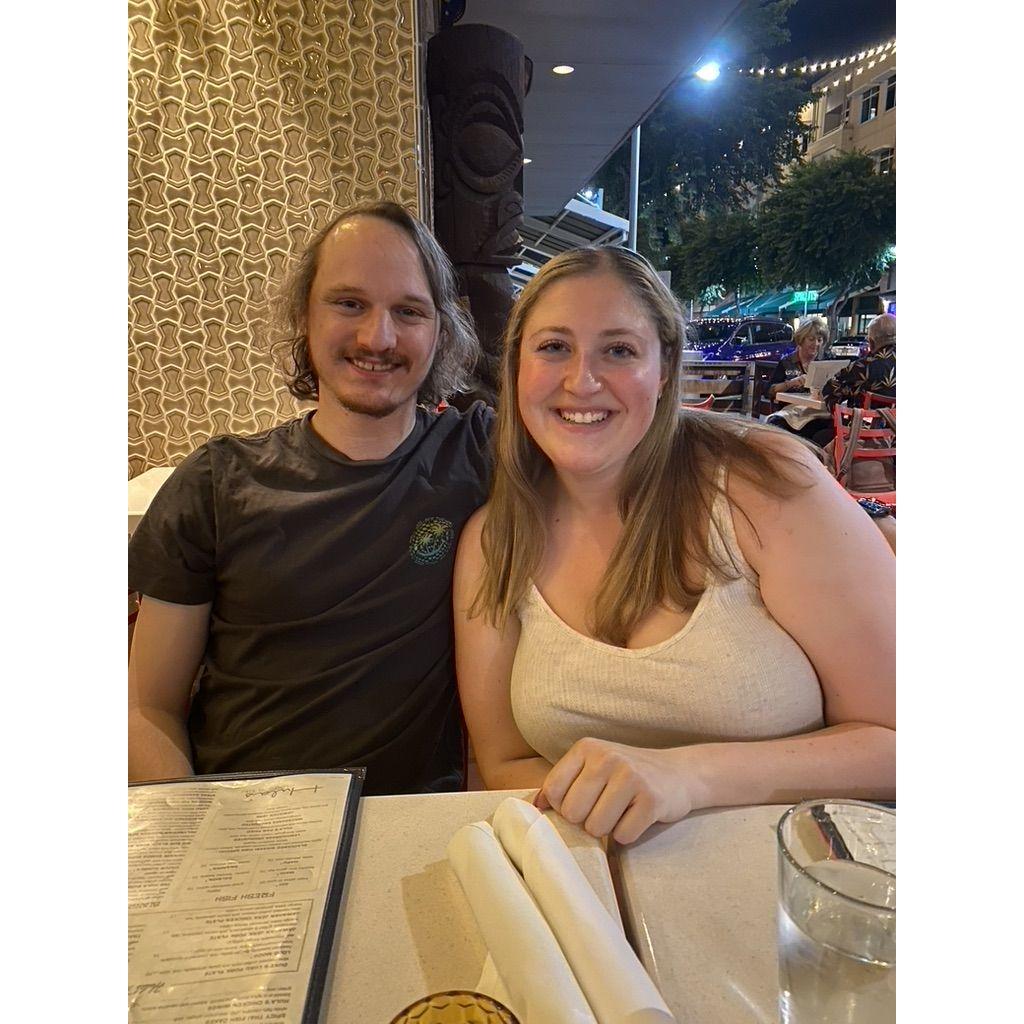 One of our first dates