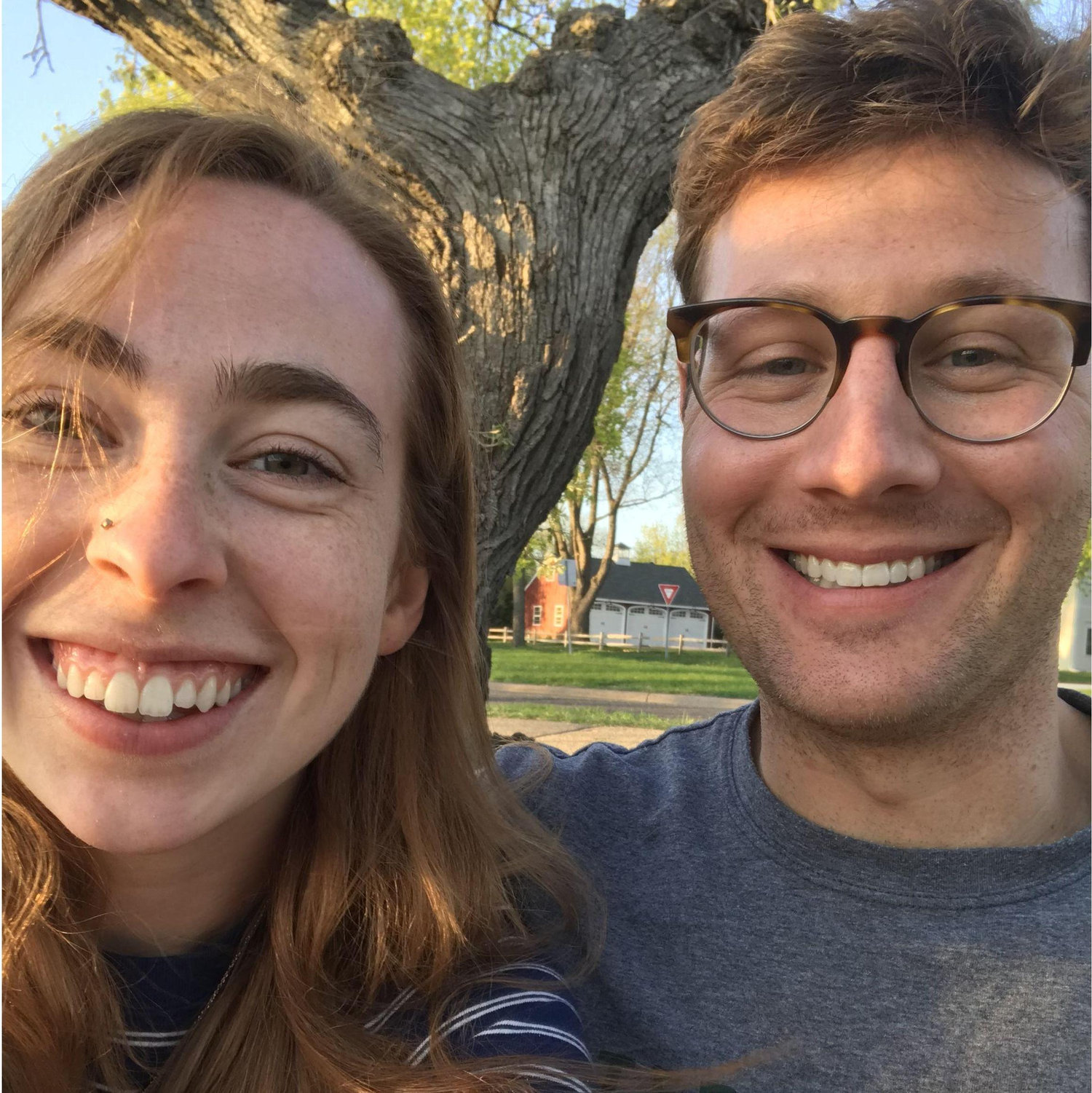 Our first date - a picnic at The Cleveland Tree