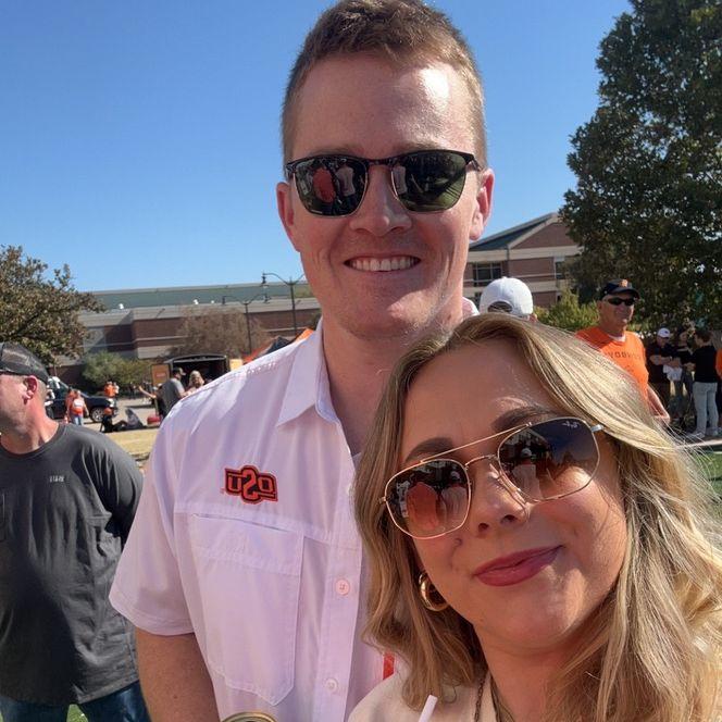 Our first at home game together and last Bedlam game .. (We lost)