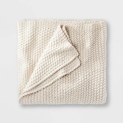 Chunky Knit Bed Blanket - Casaluna™