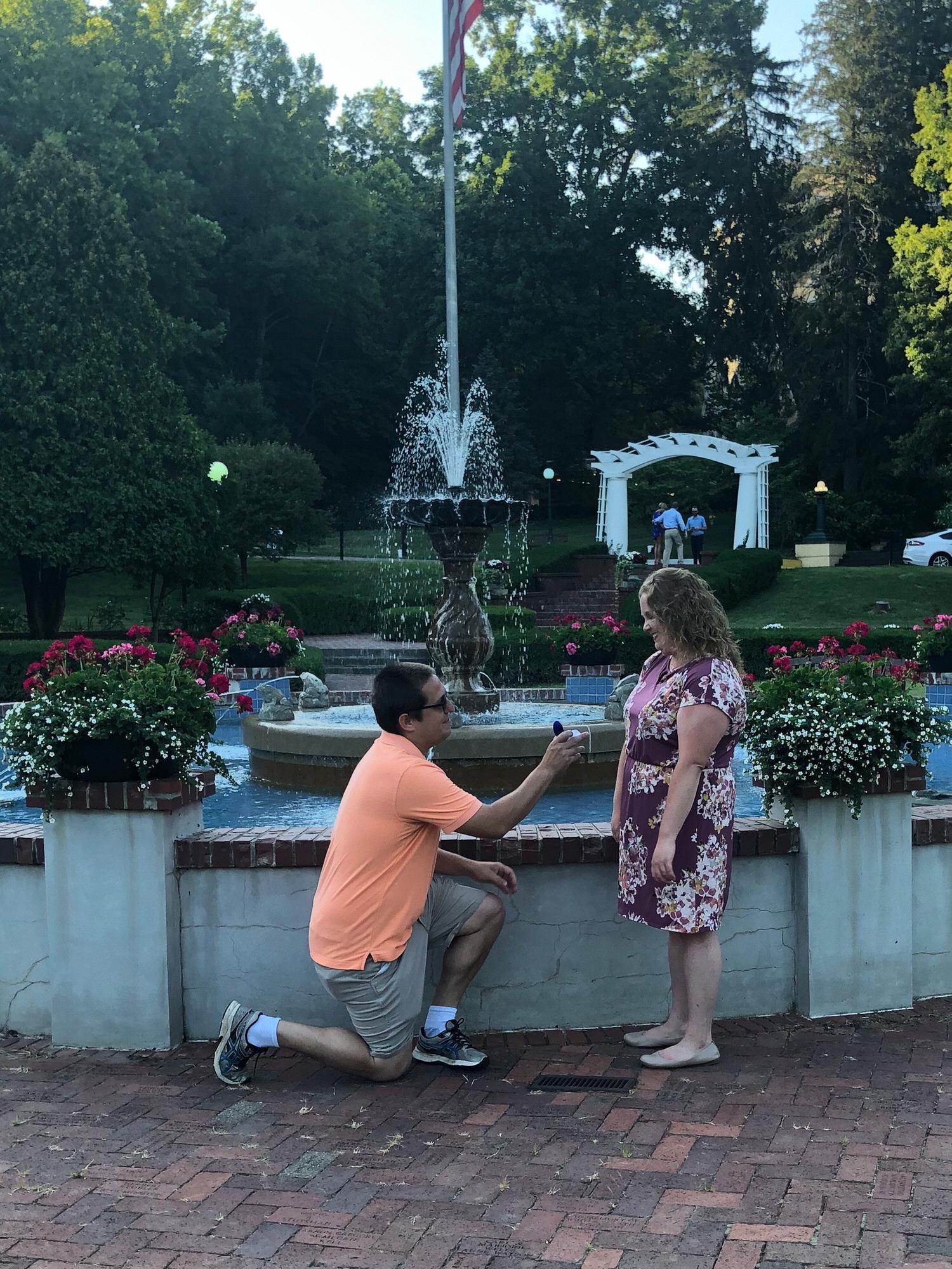 John asked Kayla to marry him! 7/13/2019