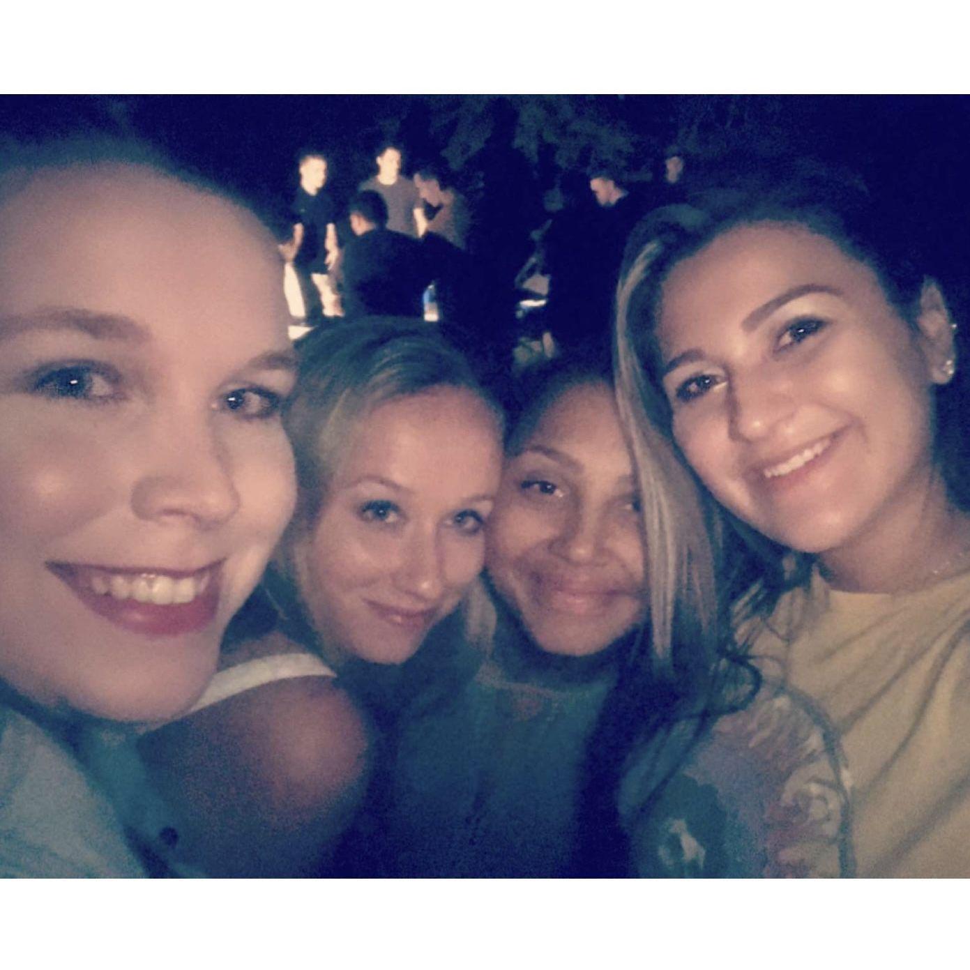 Carol, Evelyn, Callie, & Gabby celebrating Evelyn's 21st!