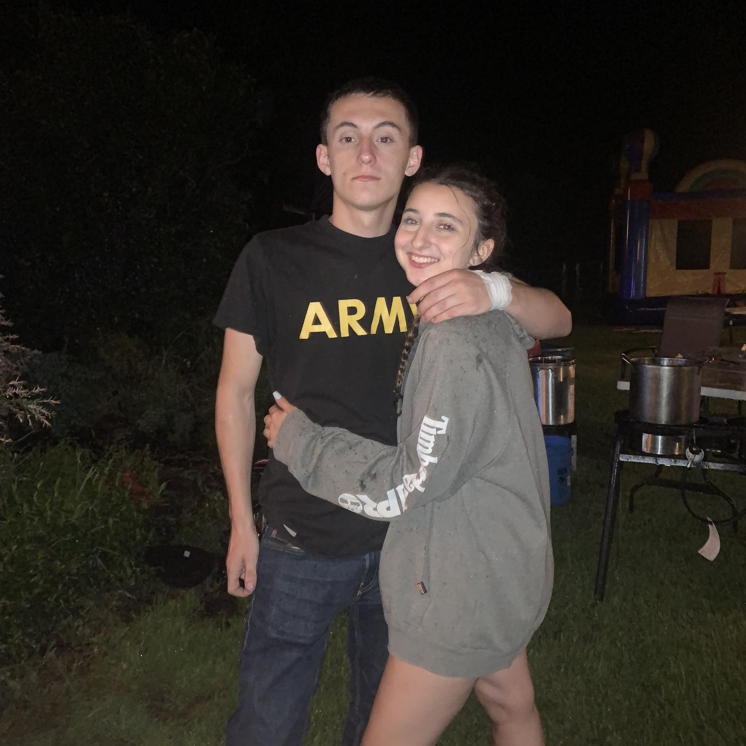 Kevin's graduation party.