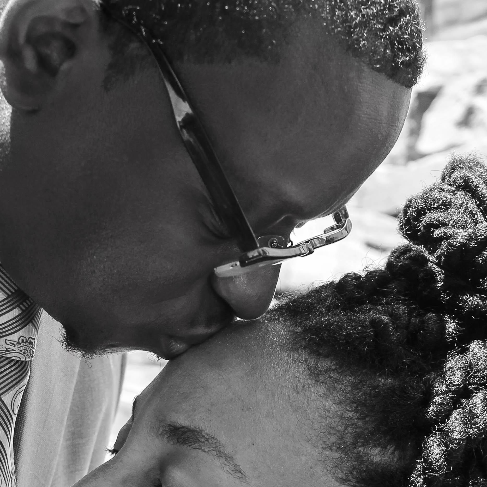The kiss of security and gentleness.