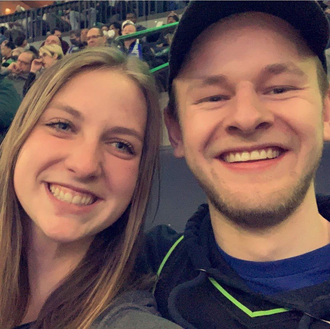 Our first Timberwolves game!