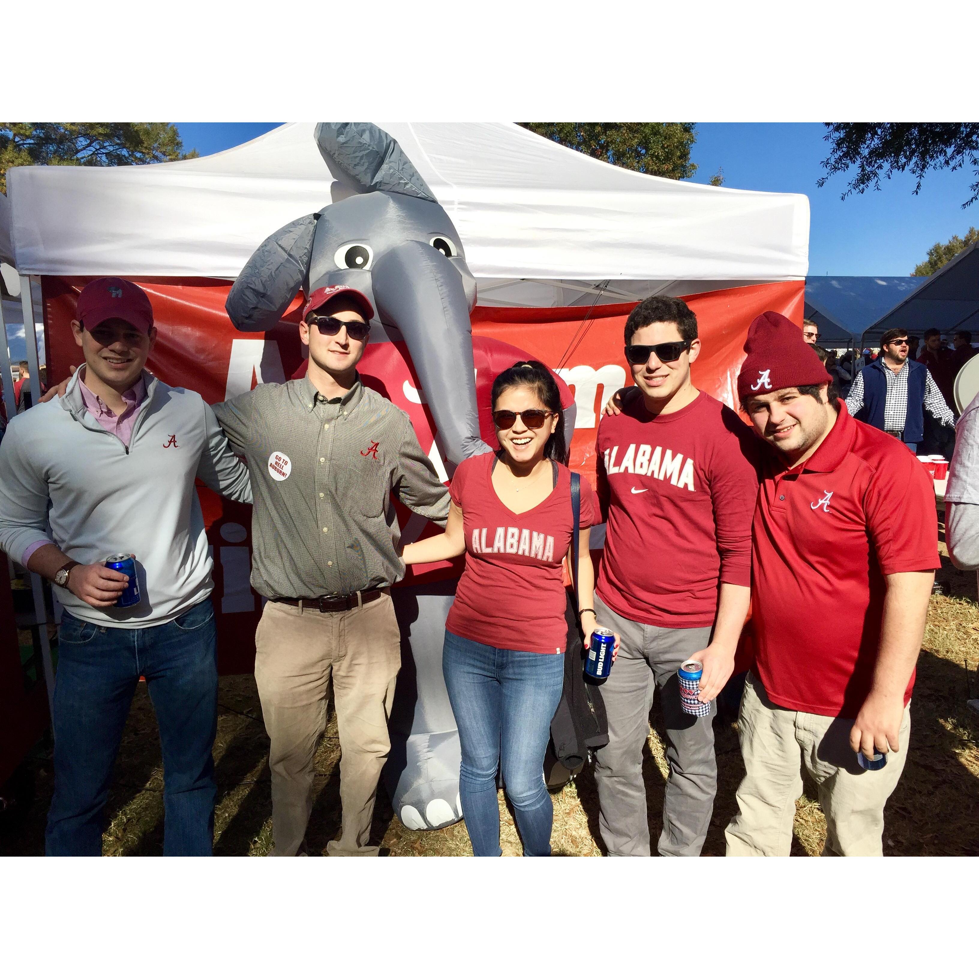 Tran's first Alabama tailgate