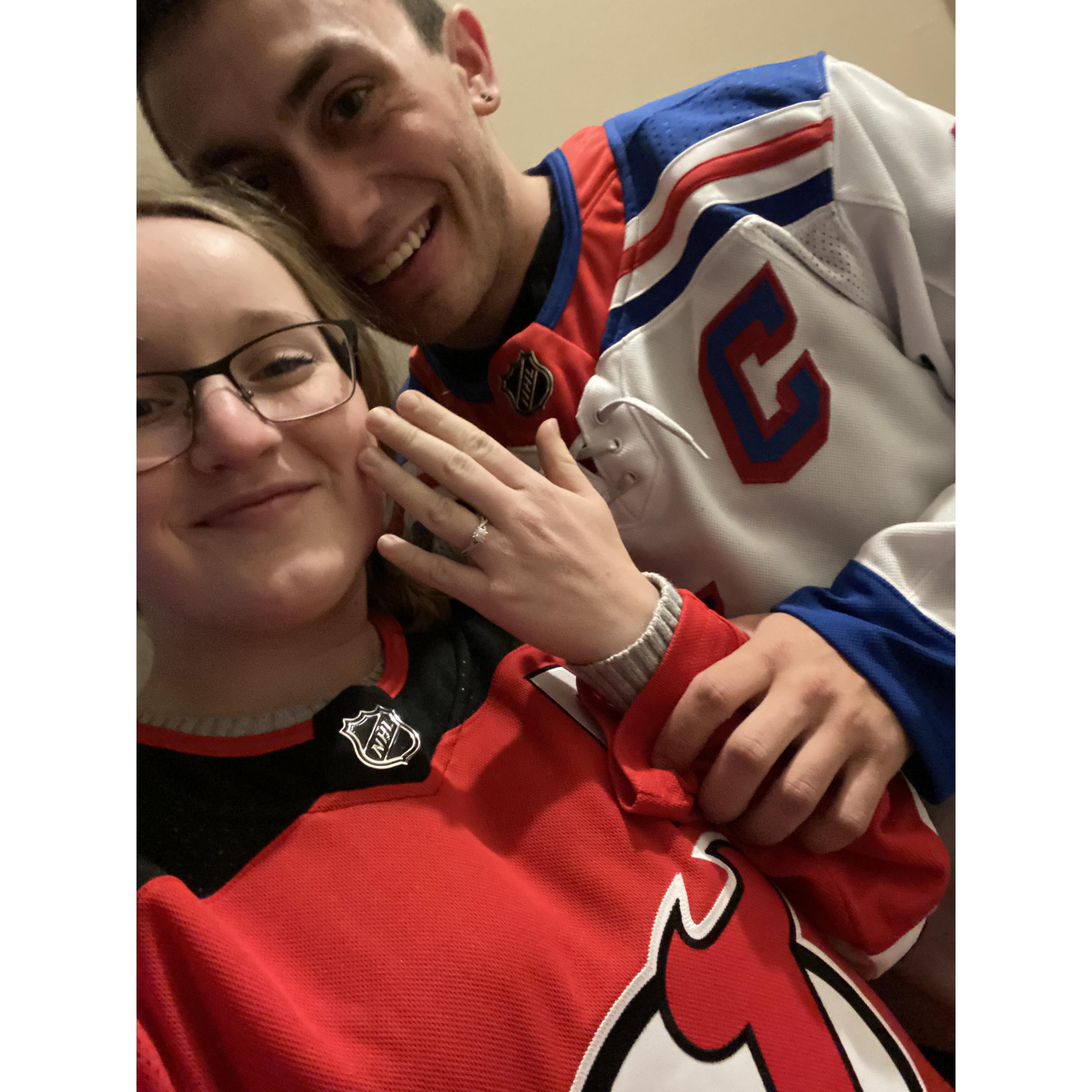 She said "yes!!"