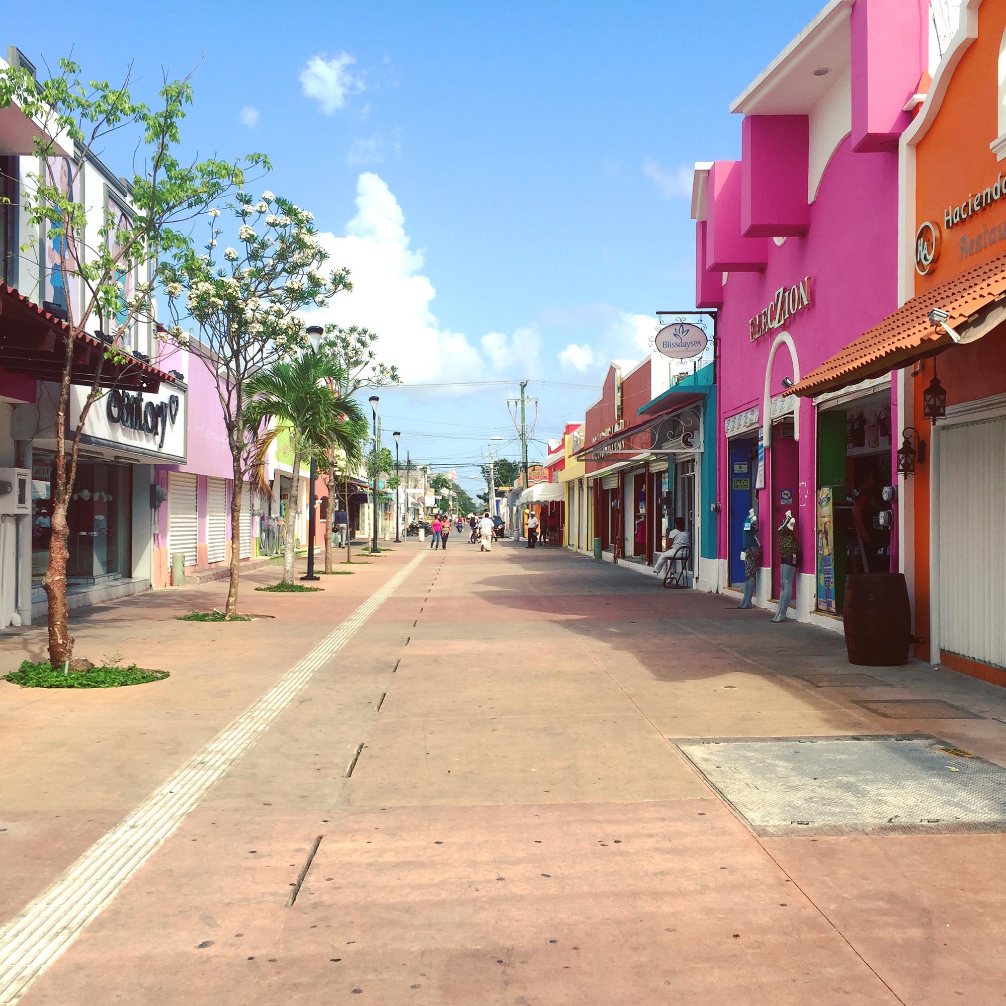 Downtown San Miguel Cozumel