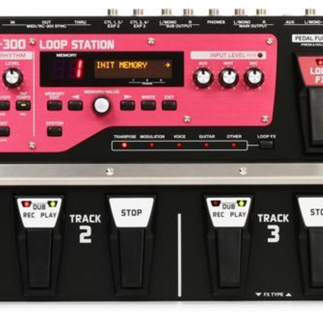 Boss RC-300 Loop Station 3-track Looper Pedal