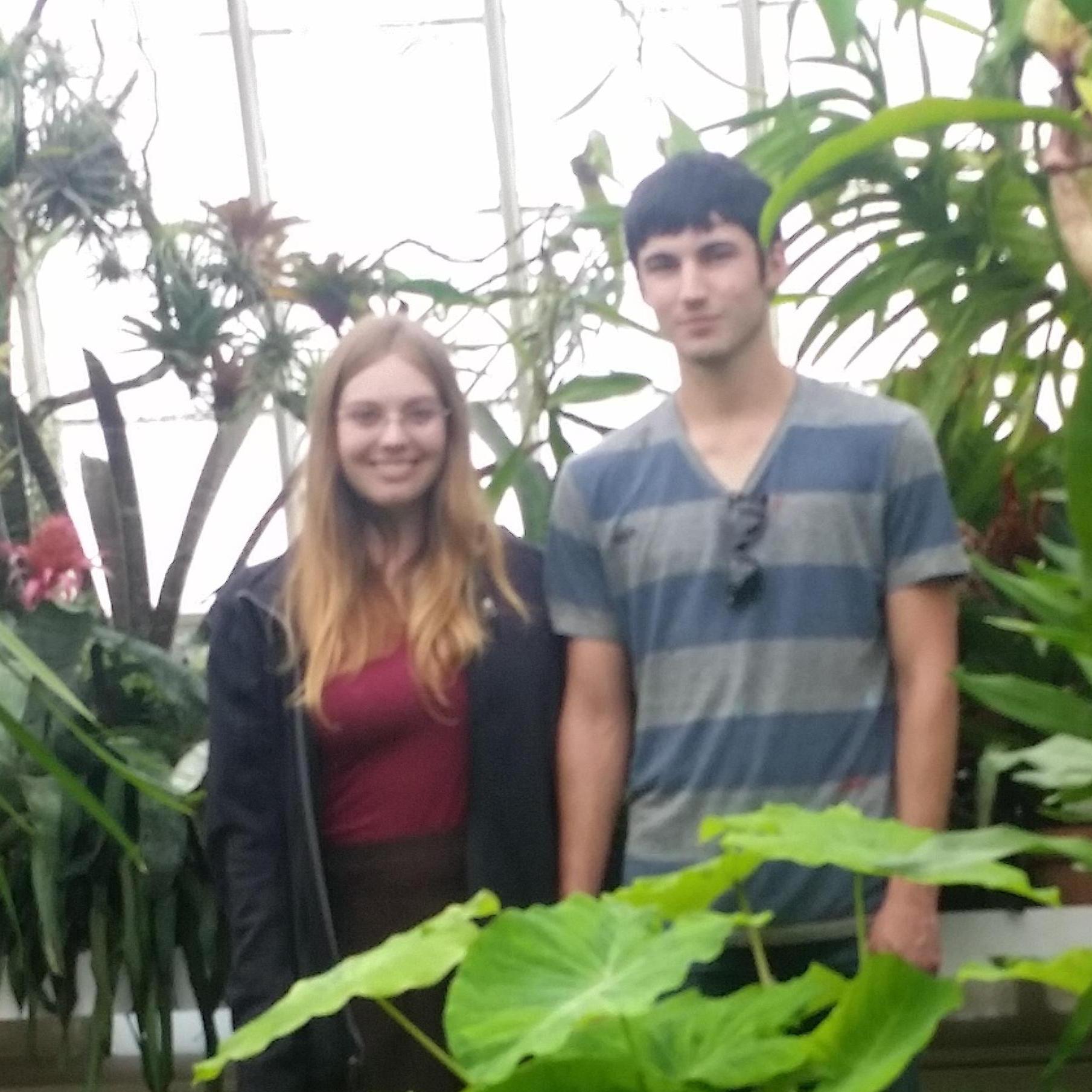 Summer 2015 at the Conservatory of Flowers in San Francisco. We look so young!