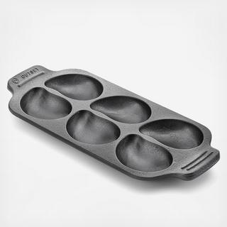 Cast Iron 6-Oyster Grill Pan