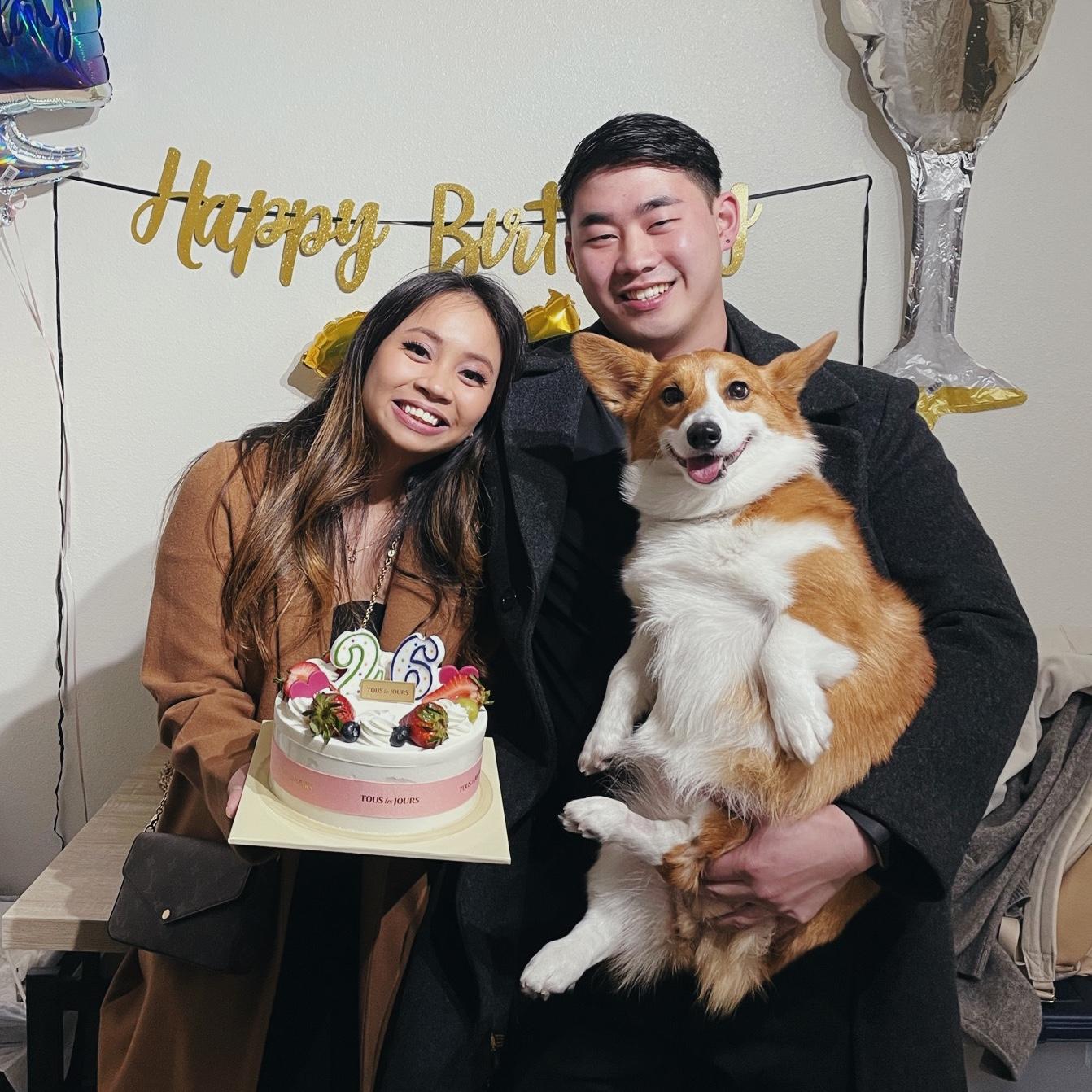 March 2021: first birthday surprise