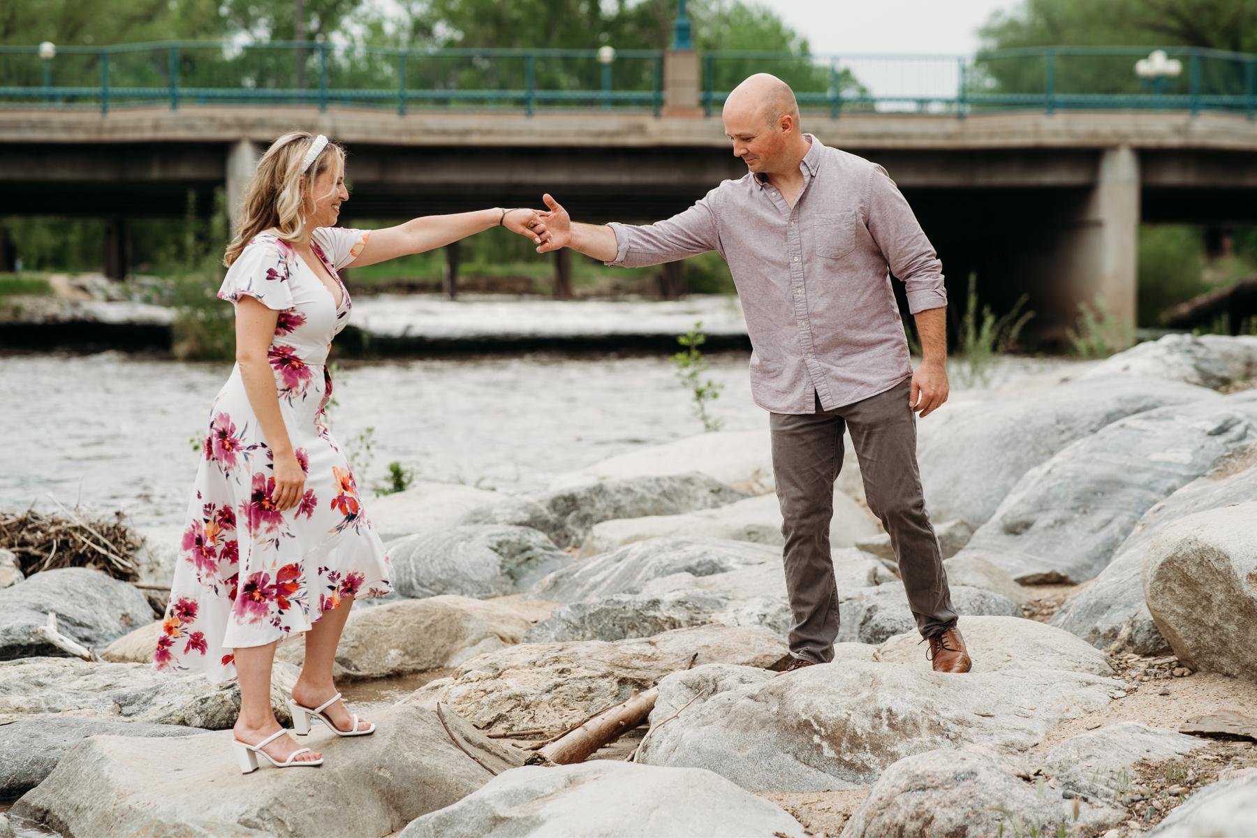 "Hold my hand and I will take you somewhere you have never been before. I love you!
Let’s do this!"