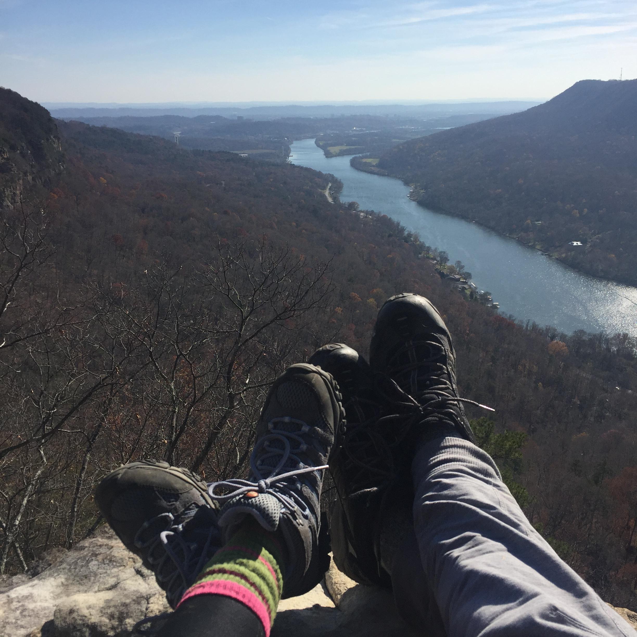In our element: Nature. A beautiful December hike on the outskirts of Chattanooga.