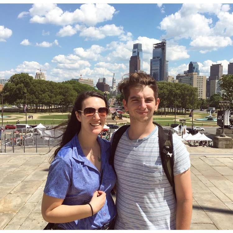 Our first tourist trip to Philly. We for sure did the Rocky Run up the art museum steps!