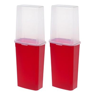 Iris 2pk 40" Vertical Wrapping Paper Box Red