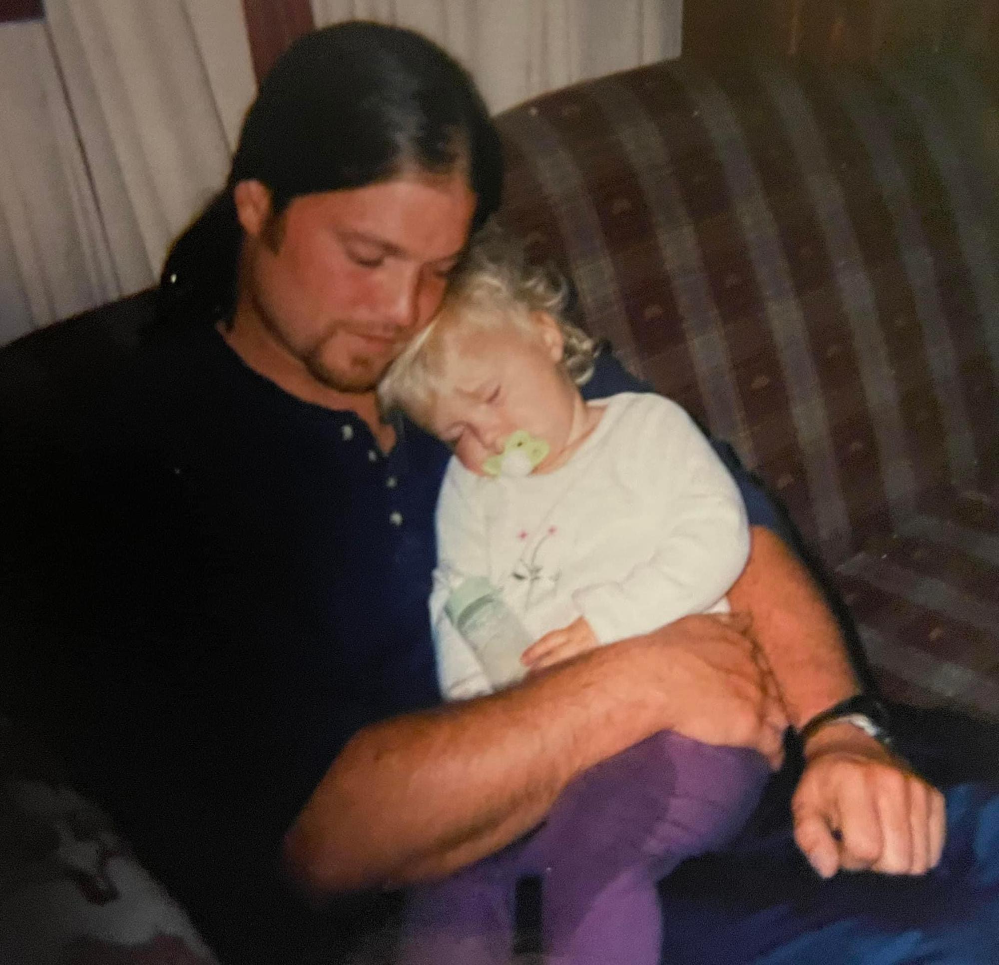 A photo of Rebecca and her father Bill
