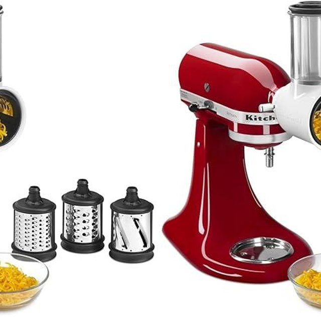 KitchenAid Stand Mixer Attachment,KSMVSA Fresh Prep Slicer/Shredder,(Pack of 2)