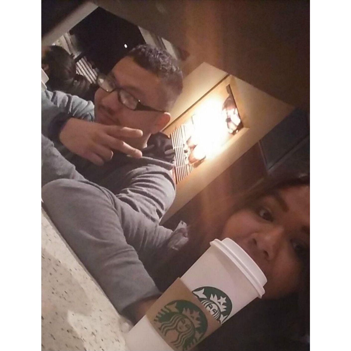One of the first coffee dates.