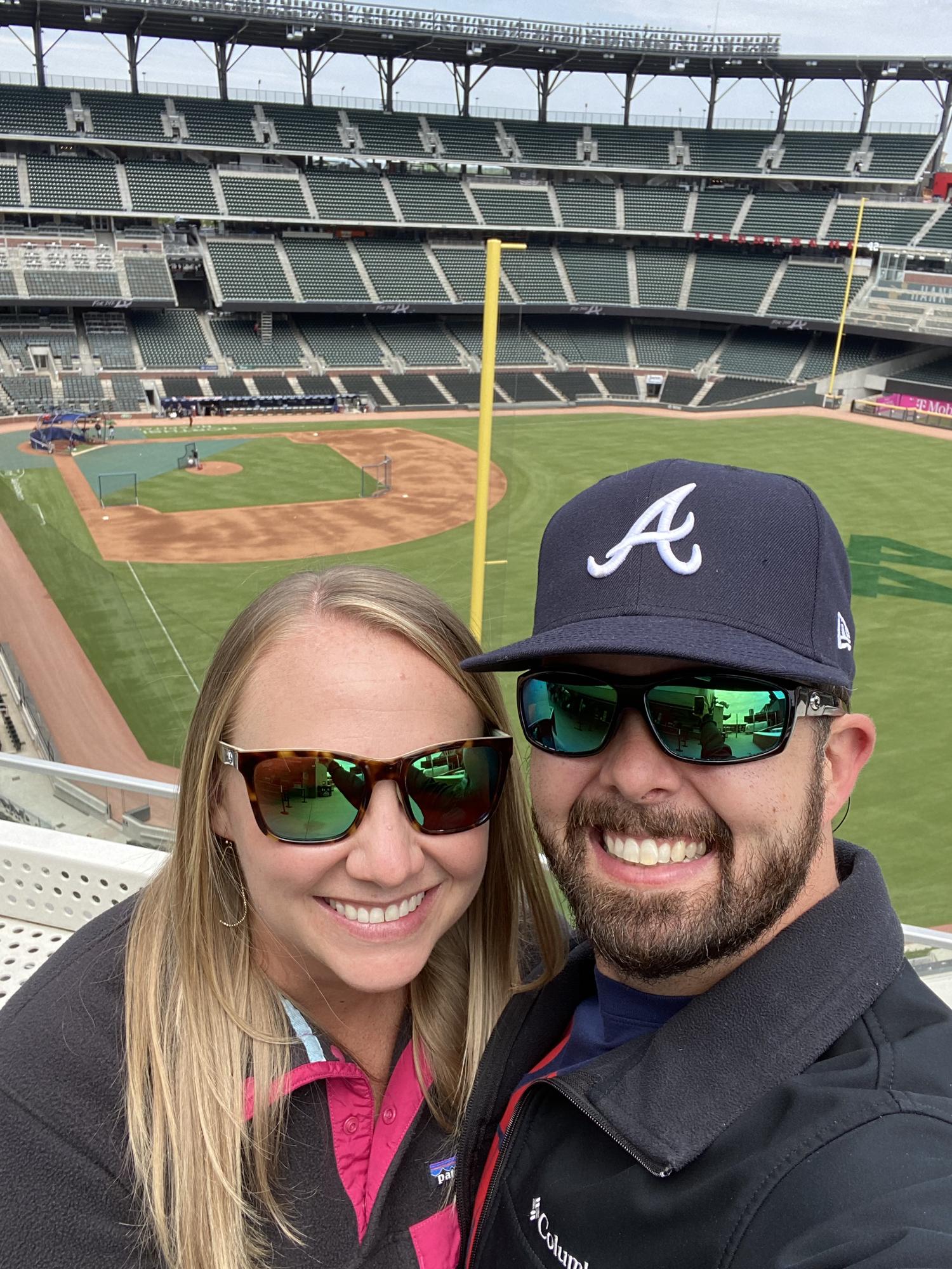Taylor’s birthday backstage tour of the Atlanta Braves Truist Park