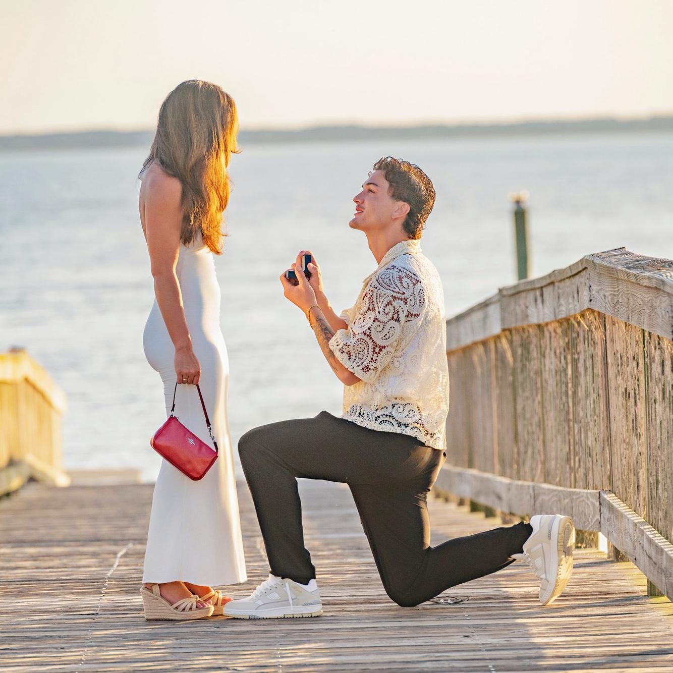On September 19, 2025, Jacob proposed in Duck, North Carolina.