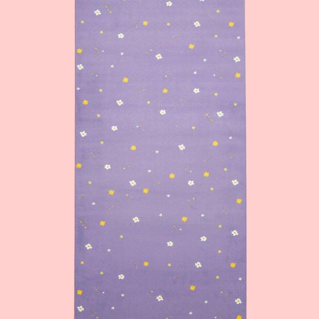 Vegan Suede Yoga Mat - Cottagecore