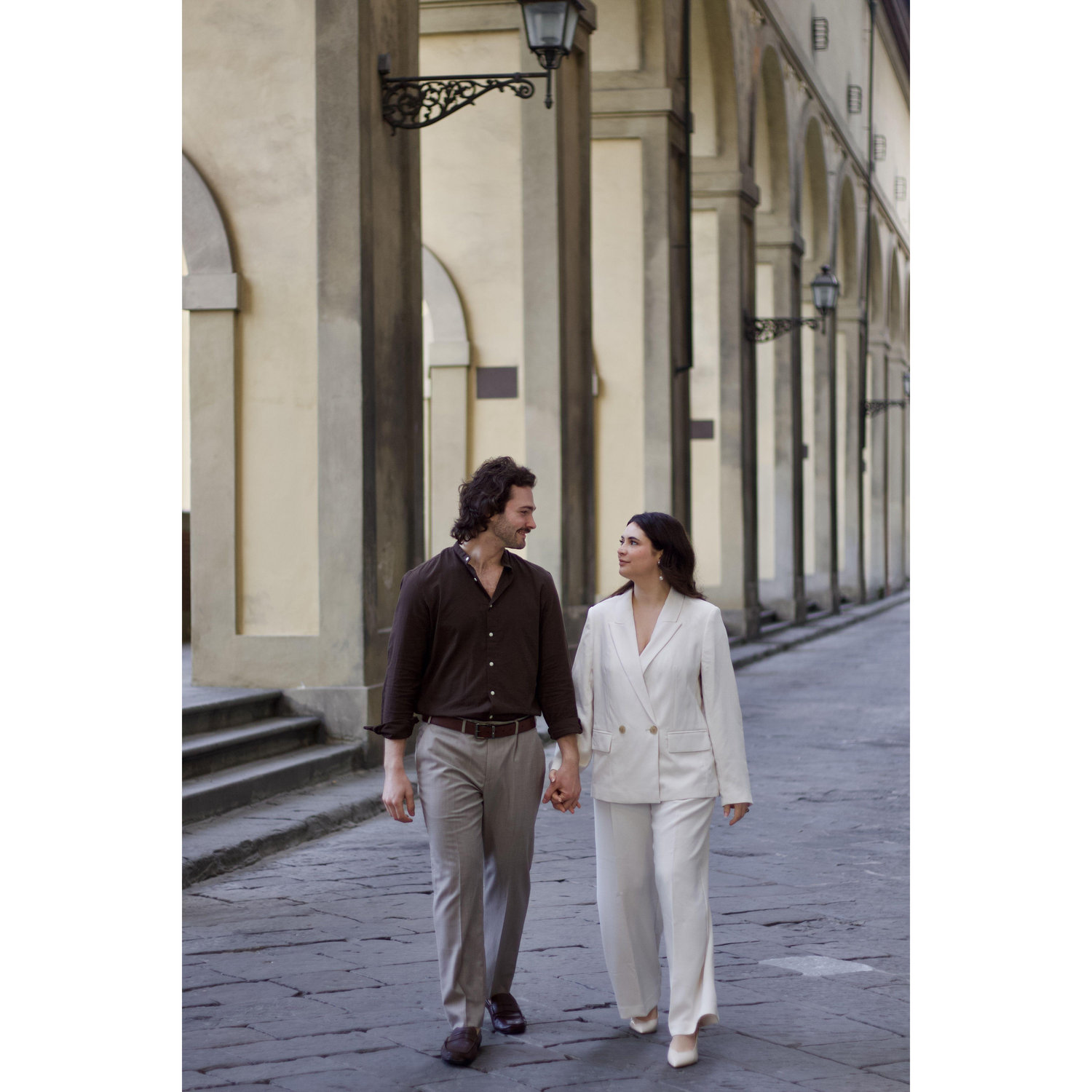 Engagement photoshoot in Florence Italy