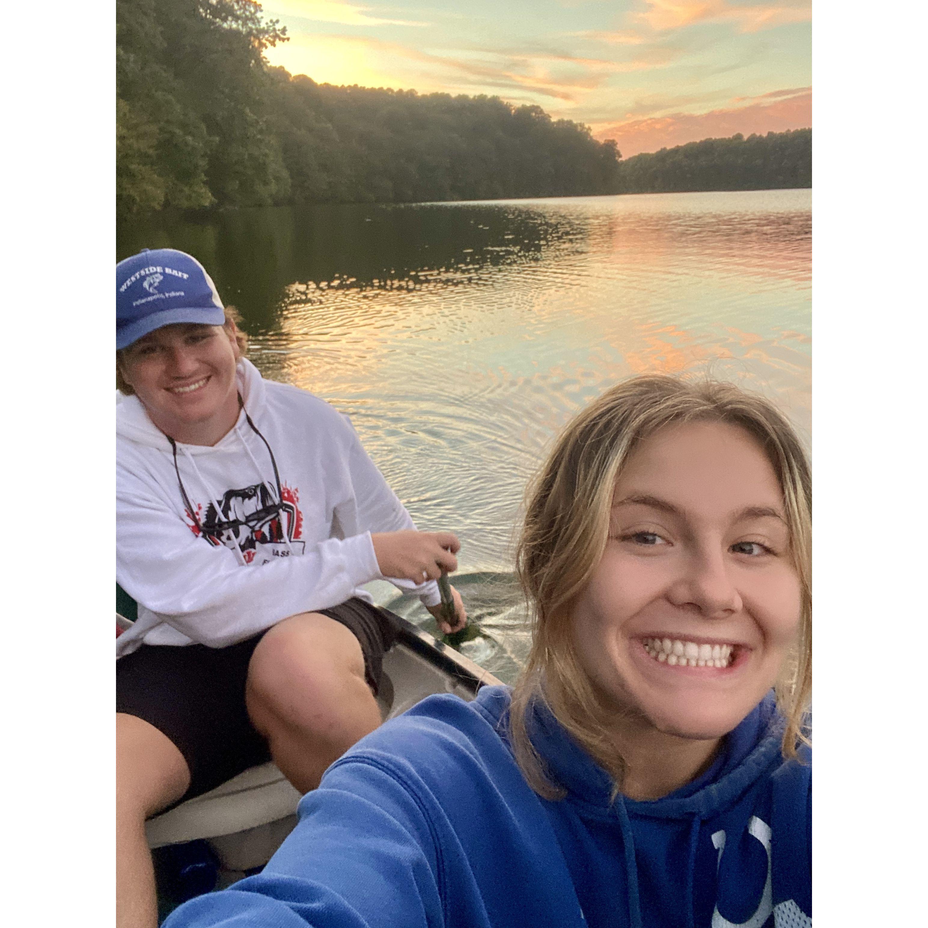 Sunset paddles!