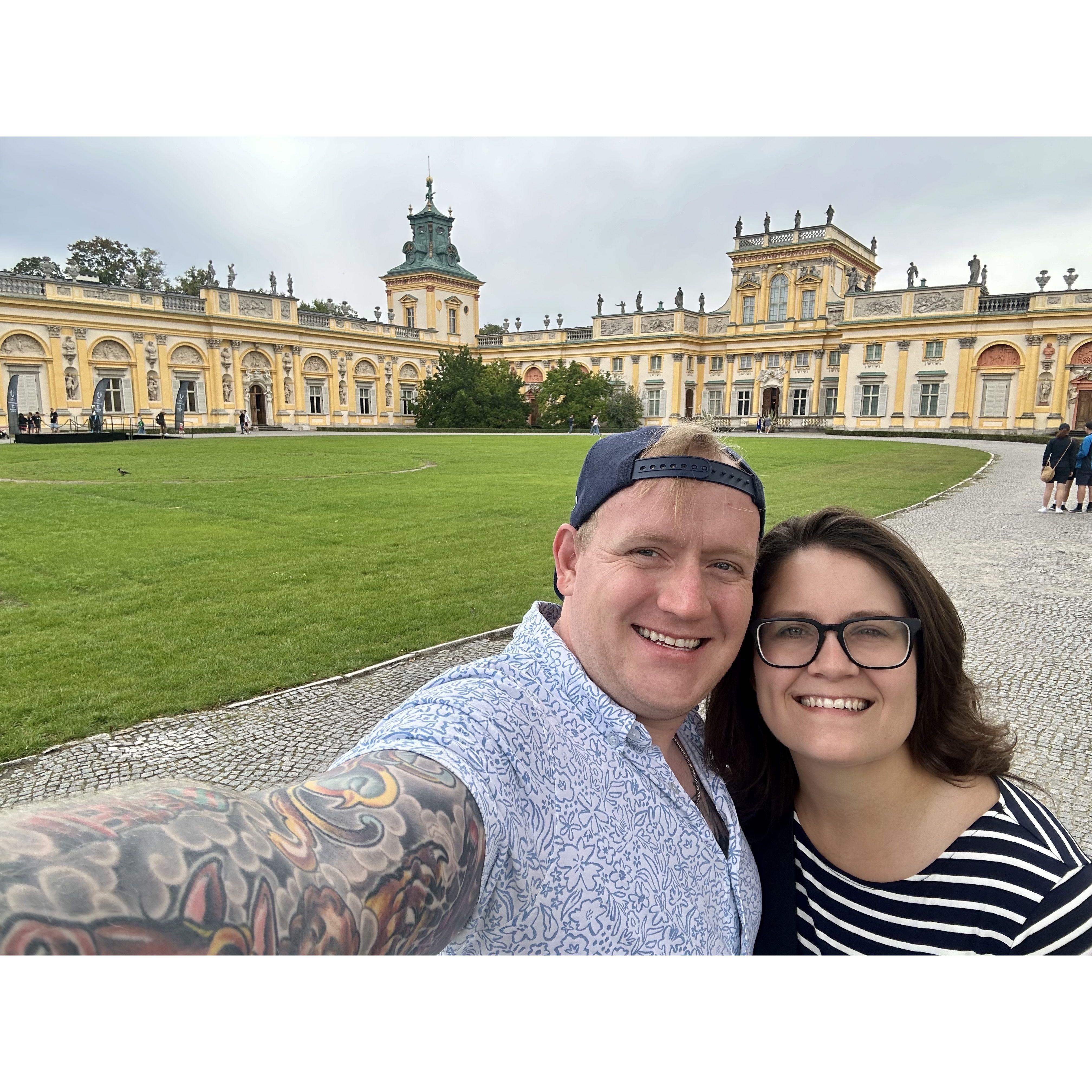 Touring the Wilanów Palace in Warsaw, Poland!
