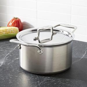 All Clad - All-Clad ® d5 ® Brushed Stainless Steel 4 qt. Soup Pot with Lid