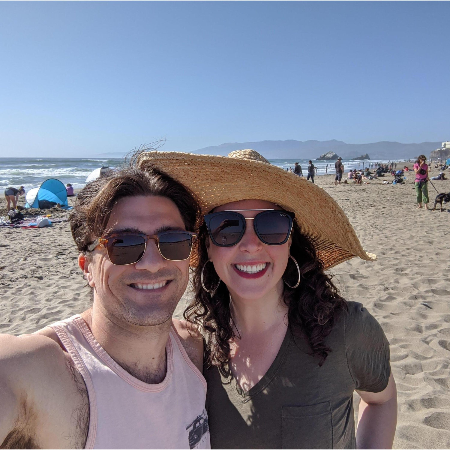 One of 3 warm days at Ocean Beach.