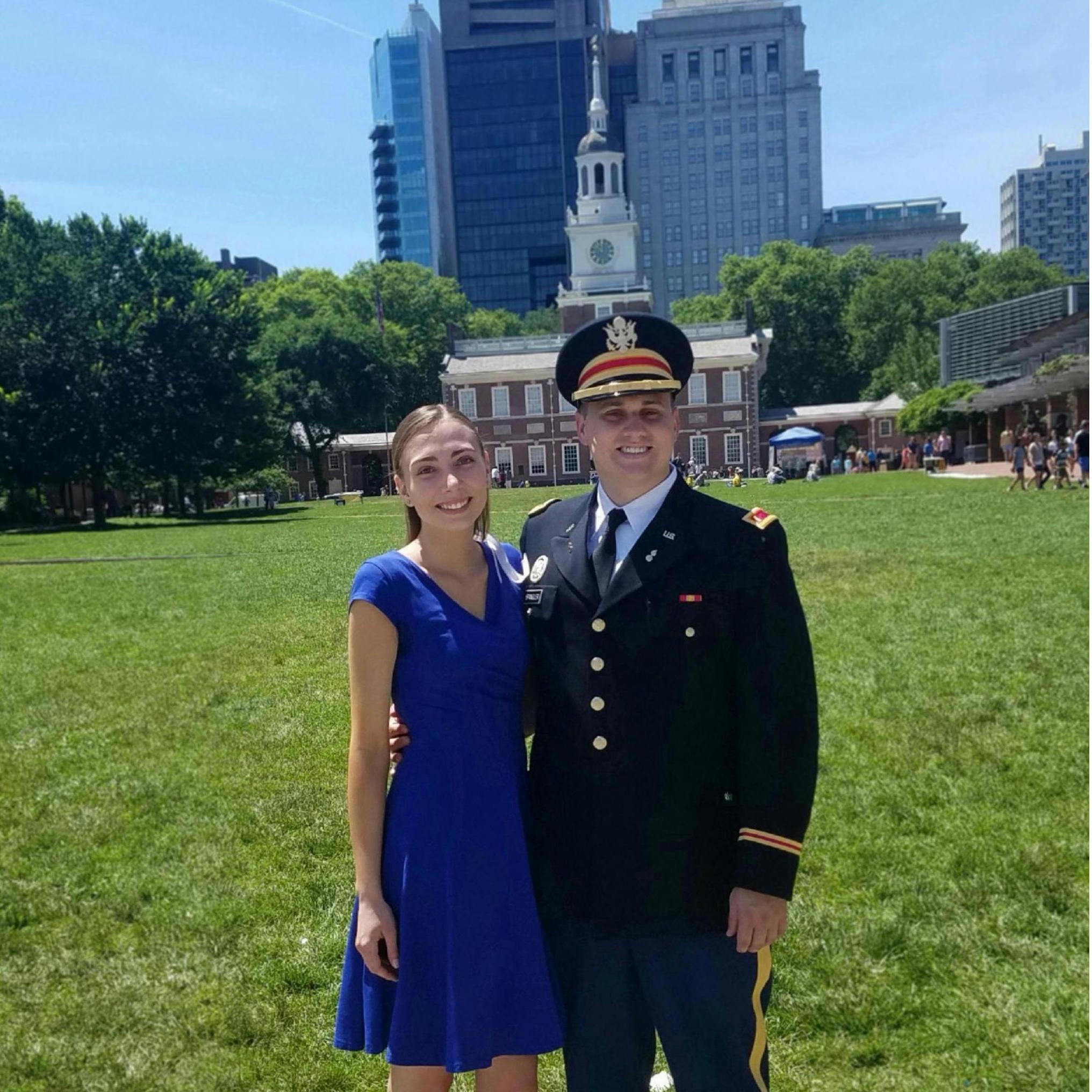 Commissioning Ceremony! It was so lovely celebrating the newly commissioned Second Lieutenant Spangler!