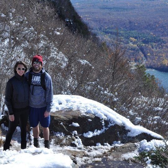 Happy with trees, Vermont 2020
