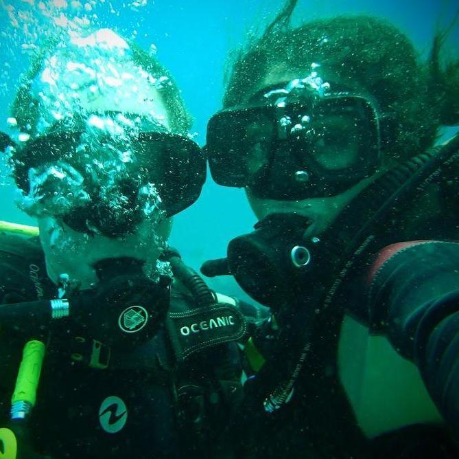 May 2019--our first international trip together, scuba diving in the Yucatan Peninsula of Mexico