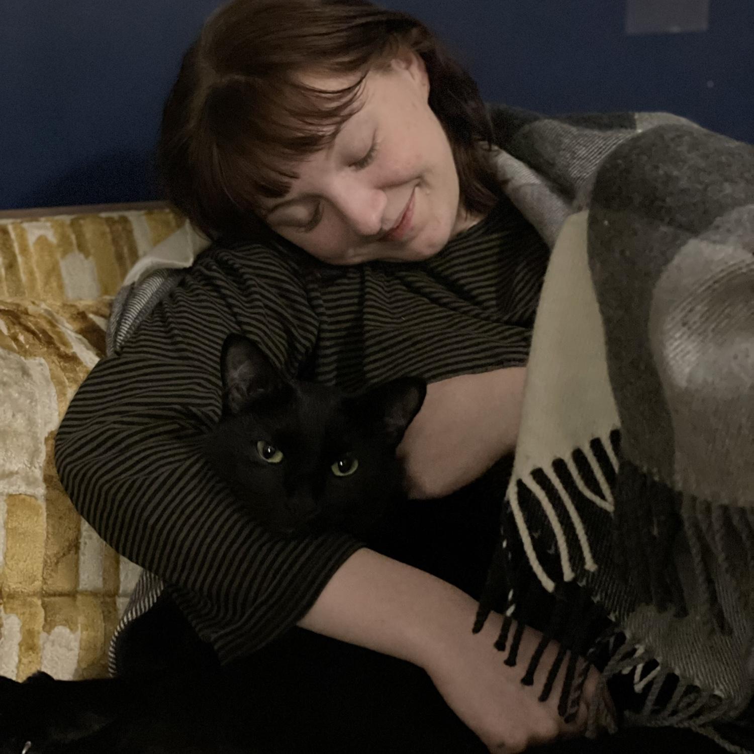 A common snuggle.