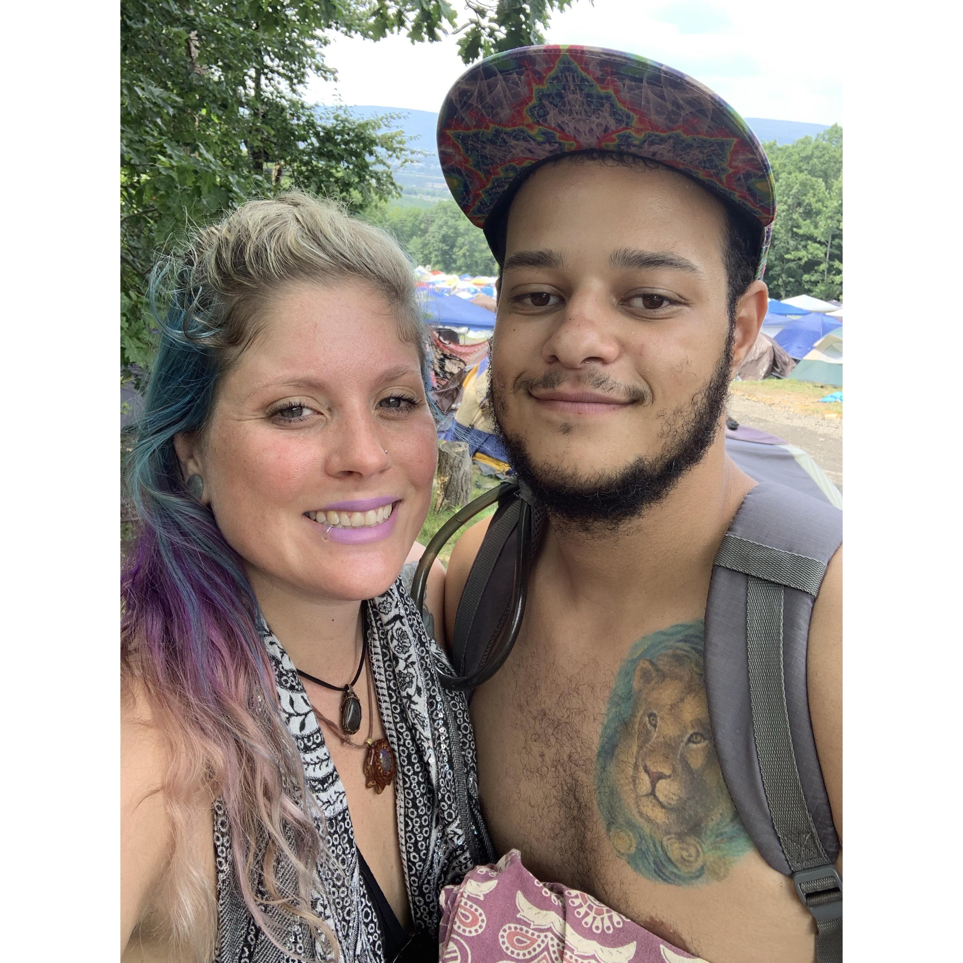 At the festival !